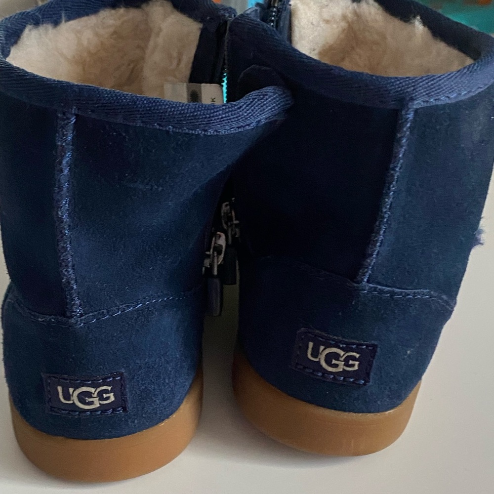 Size 12 blue Ugg boots for boy or girl
